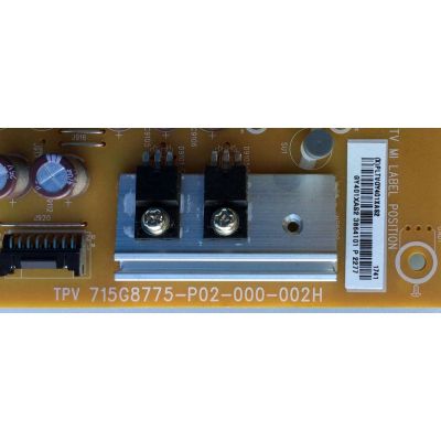 KIT DE TARJETAS PARA TV INSIGNIA / NUMERO DE PARTE MAIN XHCB01K042 / 756TXHCB01K042 / 715G8501-M01-B00-005T / T-CON 55.50T32.C13 / 5550T32C13 / FUENTE PLTVGY401XAS2 / 715G8775-P02-000-002H / PANEL TPT500U1-QVN03.U REV:S7B0B / MODELO NS-50DR620NA18 - Imagen 2